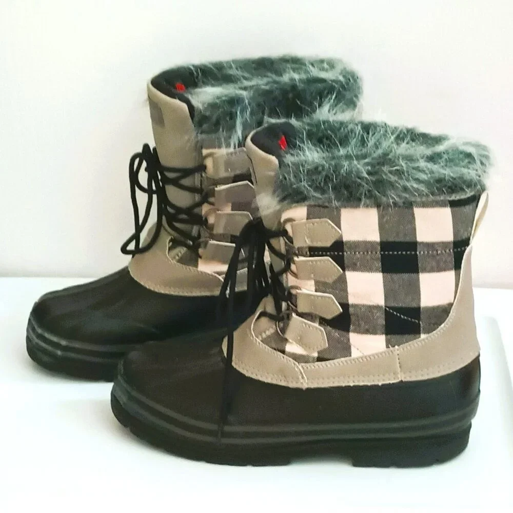 Natural Reflections Lumber Jill Pac Boots 11 Thinsulate Insulated Winter Boots
